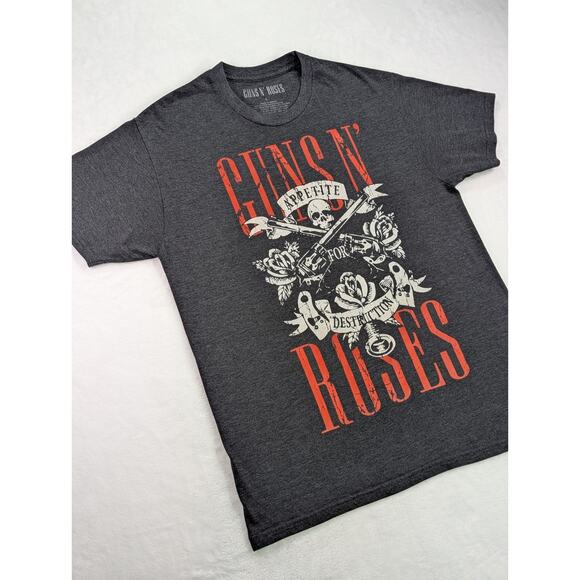 Guns N' Roses Men's Large T-Shirt Appetite For Destruction Skull Genuine Merch T - Picture 3 of 9